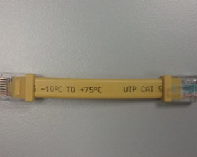 RJ45 cable plat